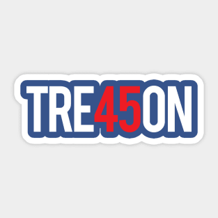 TRE45ON - Treason 45 Sticker